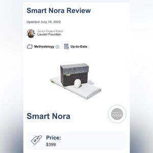 Smart Nora Pillow Insert Snoring Solution